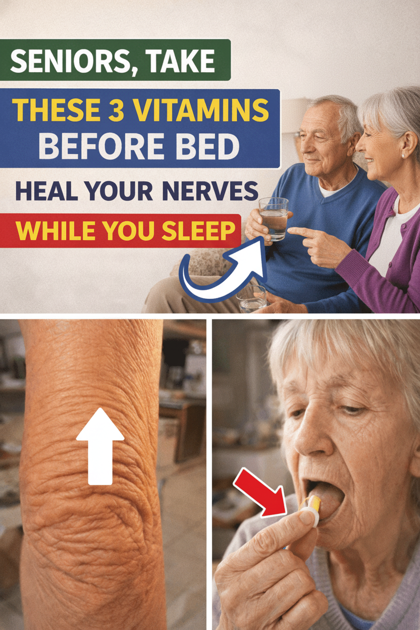 Don't Sleep On These 3 Game-Changing Bedtime Vitamins: Your Secret Weapon for Leg Strength & Mobility After 60!