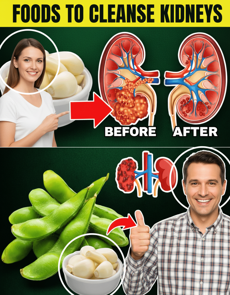 KIDNEY KICKSTART: 9 POWER FOODS That'll BLAST Away Toxins FAST!