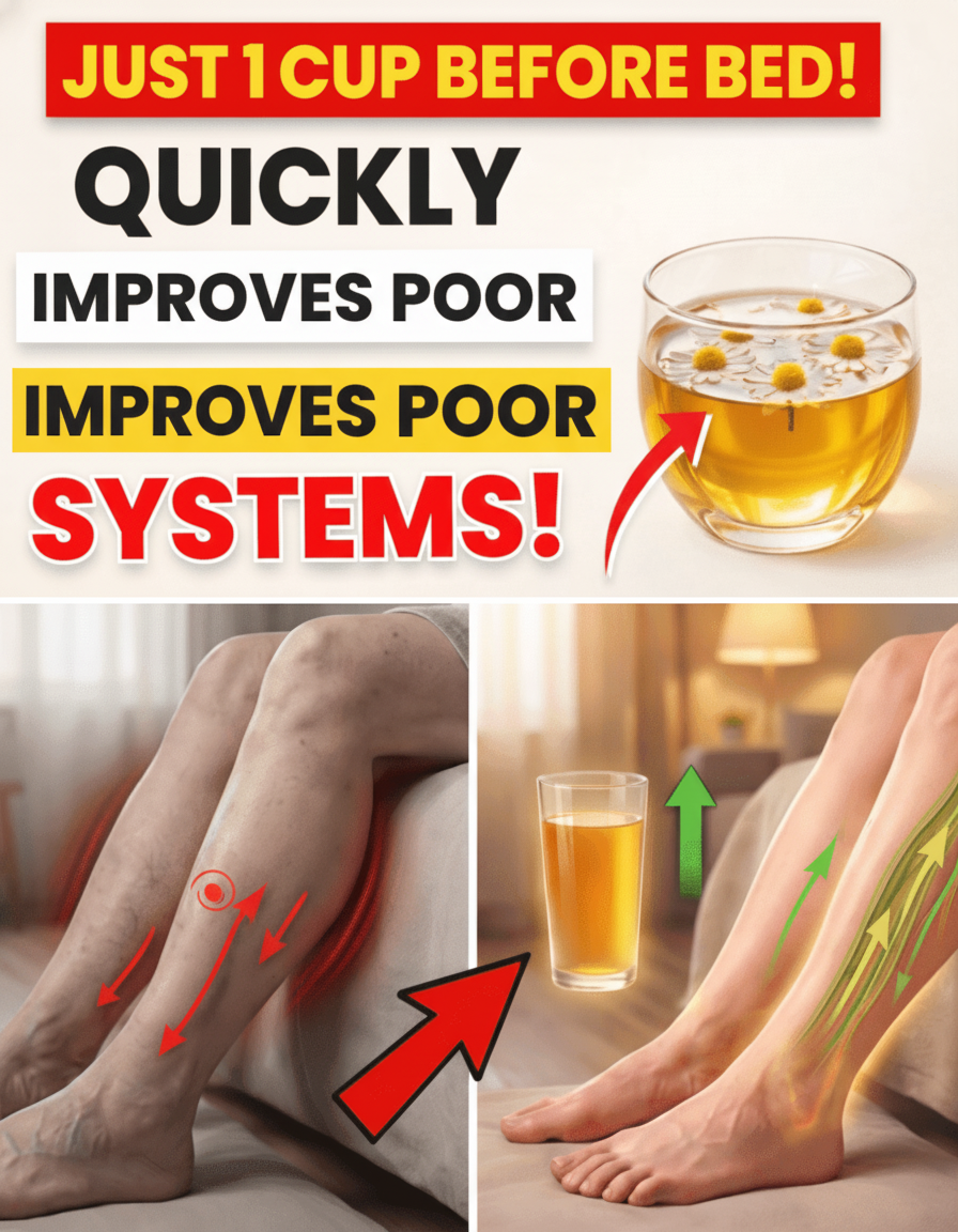 Heads Up, Over 60s! Your Doctor WON'T Tell You This Secret Daily Drink That Zaps Leg Circulation Issues by 42% – FAST!