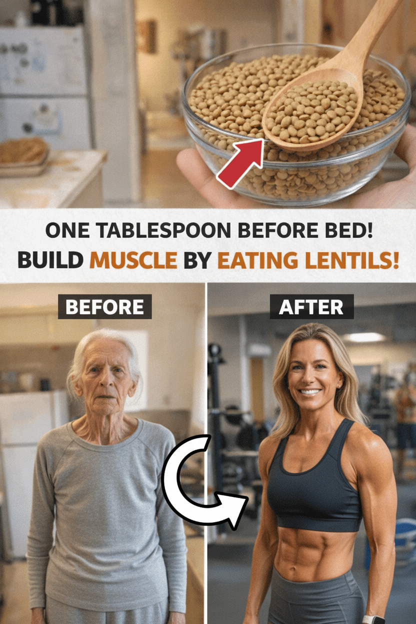 Forget Fancy Pills: This Bedtime Lentil Hack Is Your Muscle's Best Friend After 70!