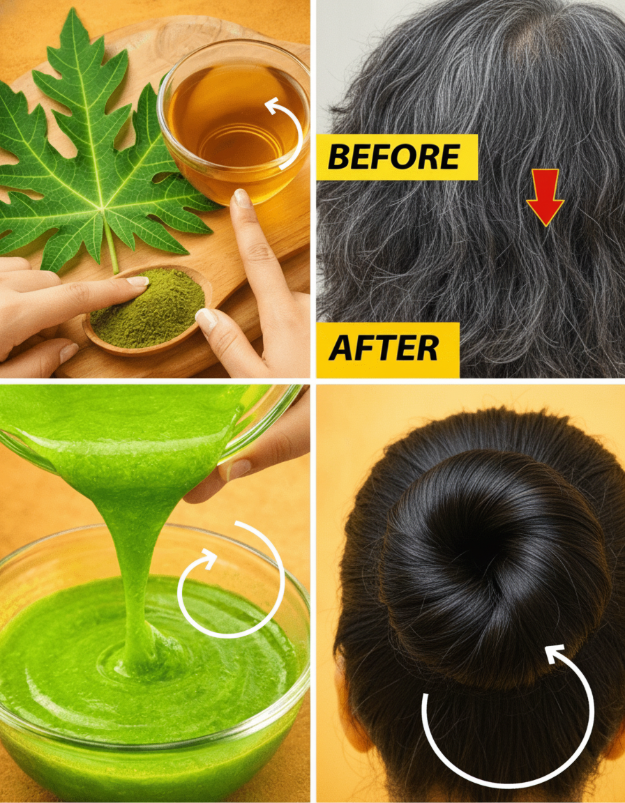 Papaya Leaves Overnight: Your Hair's Ultimate Glow-Up! Ditch the Drama, Get Real Results.
