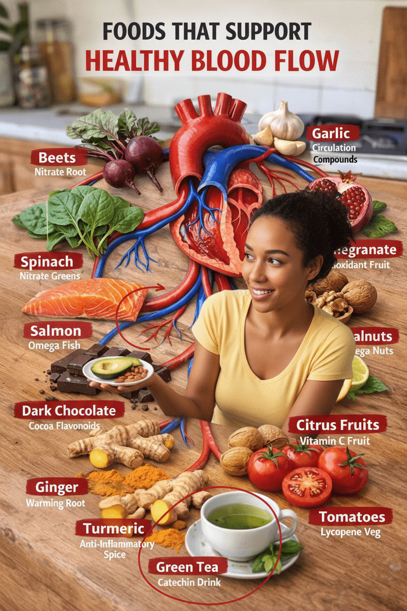 Unlock Your Power: Everyday Foods to Supercharge Your Blood Flow & Circulation!