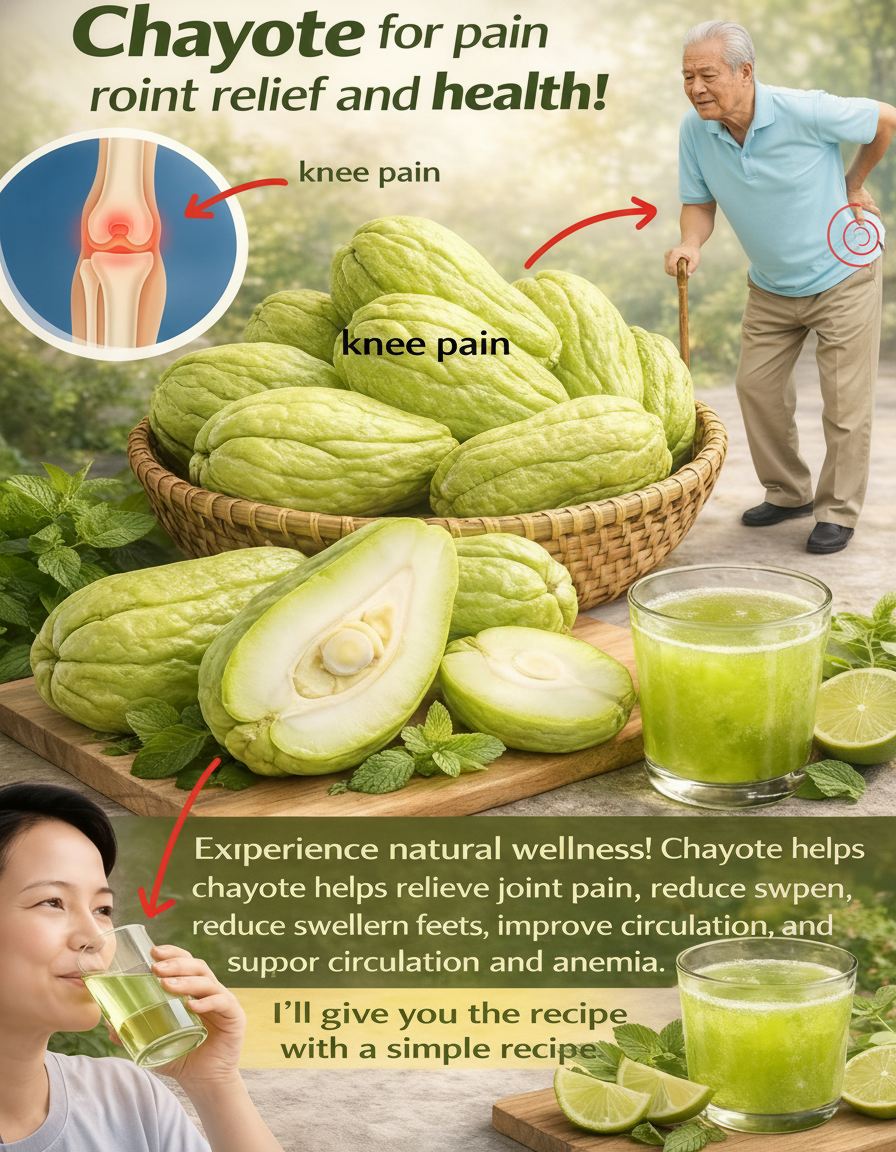 Ditch Those Pharmacy Pills: Why Chayote Might Be Your Secret Weapon for Aching Knees, Puffy Feet, and Sluggish Blood!