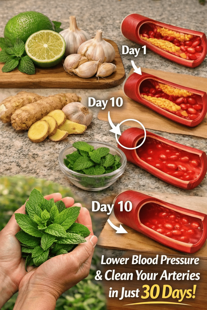 Beat the Pressure: Your Everyday Kitchen Heroes – Garlic, Ginger, Lime, and Mint – for a Rock-Solid Heart!