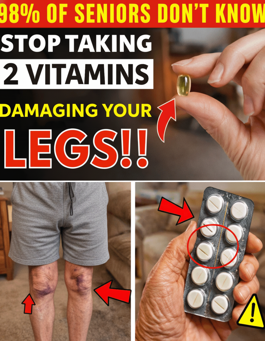 Over 60? Your Legs Are Crying Out! These 2 Everyday Vitamins Could Be Sabotaging Your Stride (and the Foods to Fix It!)
