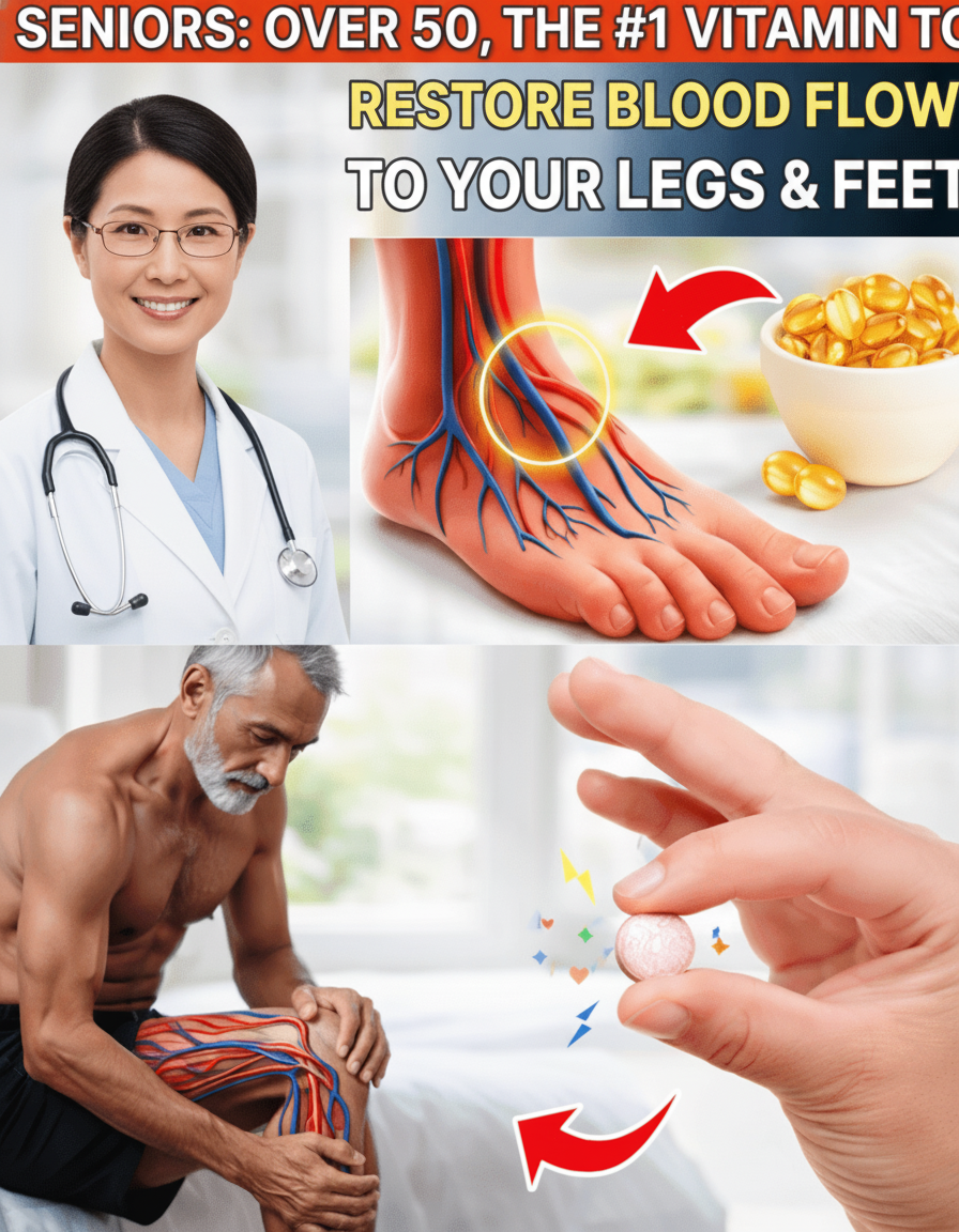 Over 60 and Your Legs Feel Like Lead? UNLOCK Better Blood Flow Naturally with These 4 Powerhouse Vitamins!
