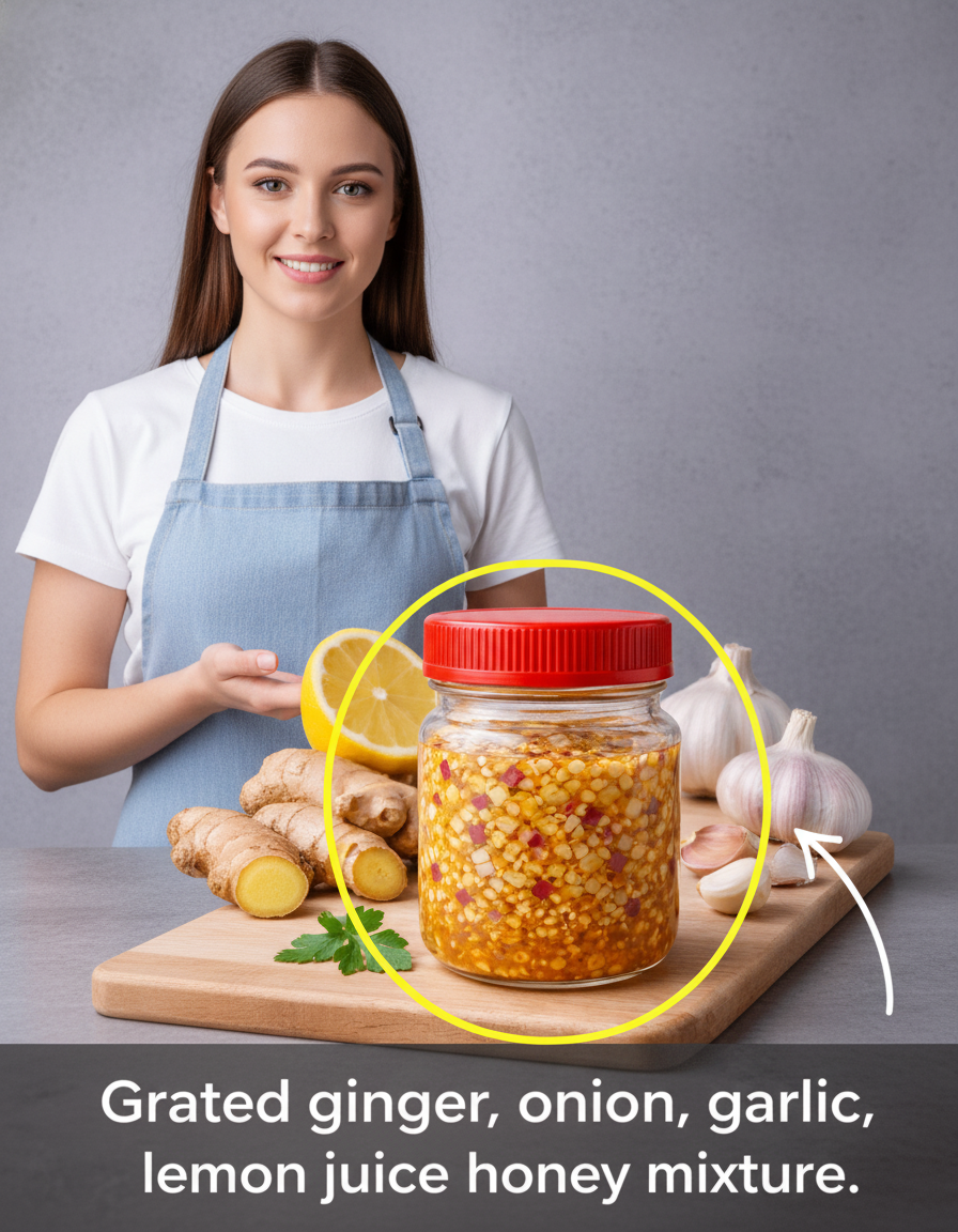 Tired of Feeling Like Crap After 40? Unleash the Raw Power of Ginger, Onion, Garlic, Lemon, and Honey for Next-Level Wellness & Vitality!
