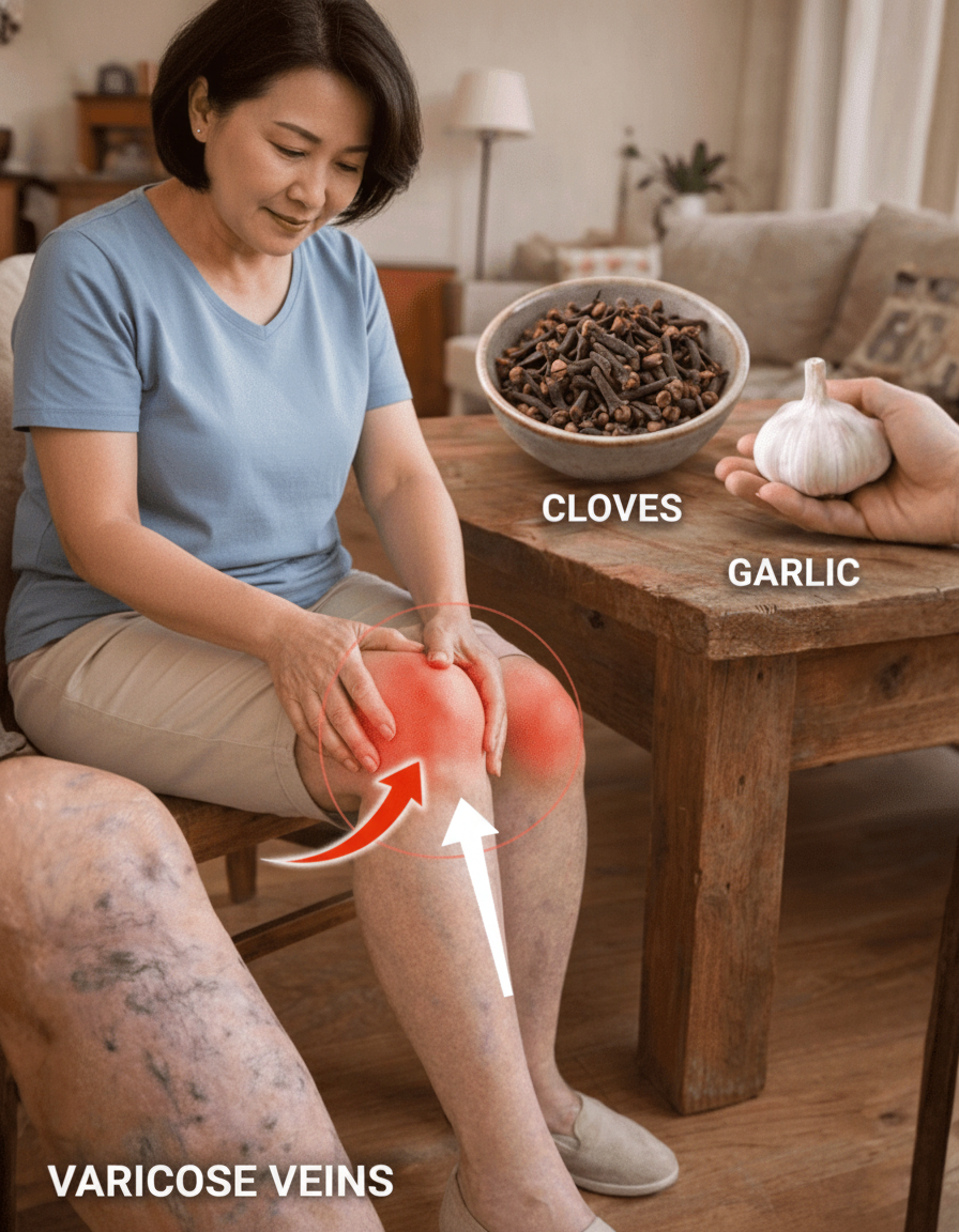 Tired of Heavy Legs? This Garlic & Clove Oil Hack Is Your Nightly Game-Changer for Varicose Veins!