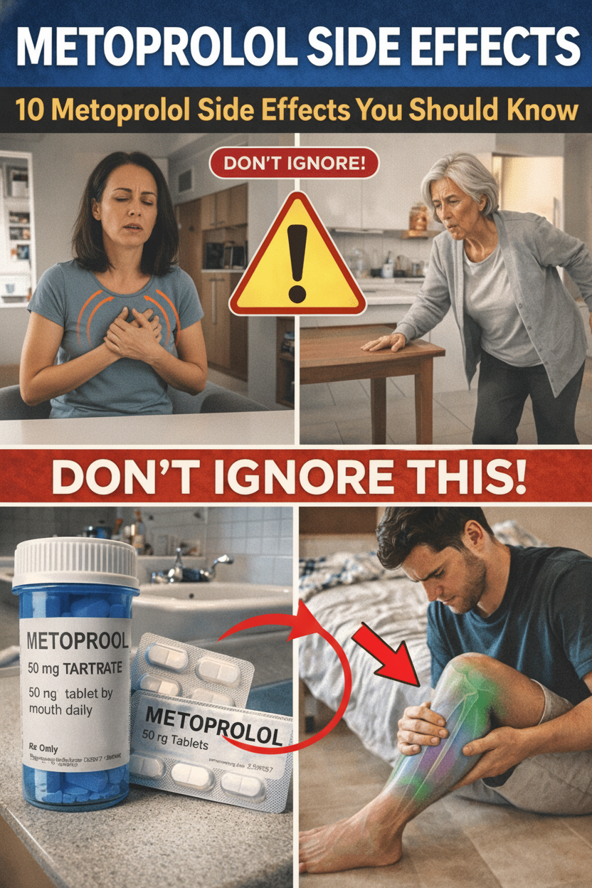 Straight Talk: 10 Metoprolol Side Effects That Can Hit You (And What to Do About 'Em)