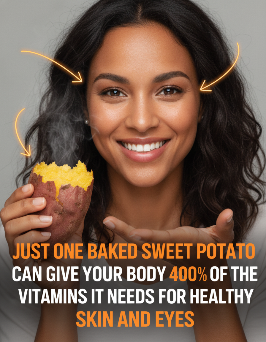 One Baked Sweet Potato: Your Secret Weapon for A-List Skin and Laser Vision? You Bet Your Ass!