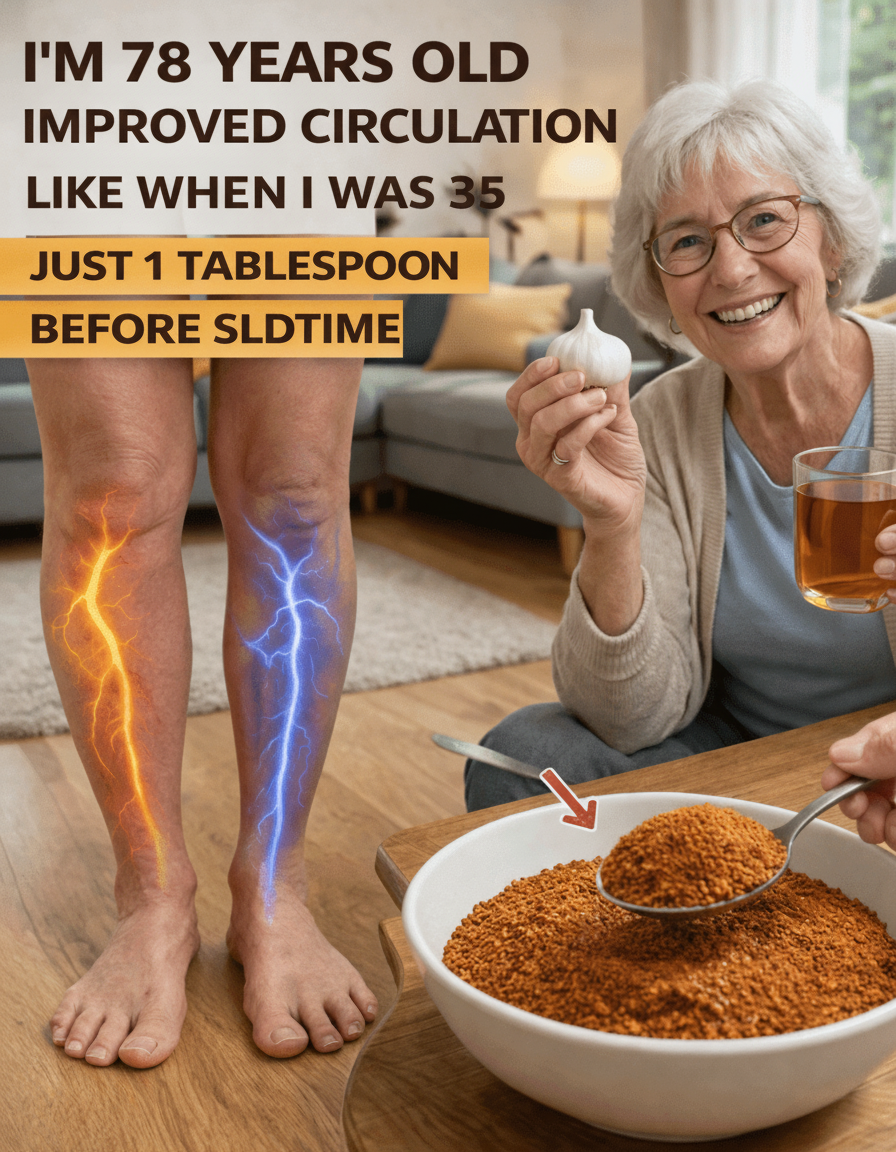 Seniors, Listen Up! This 1 Tablespoon Bedtime Secret Is Cracking the Code for Leg Circulation!