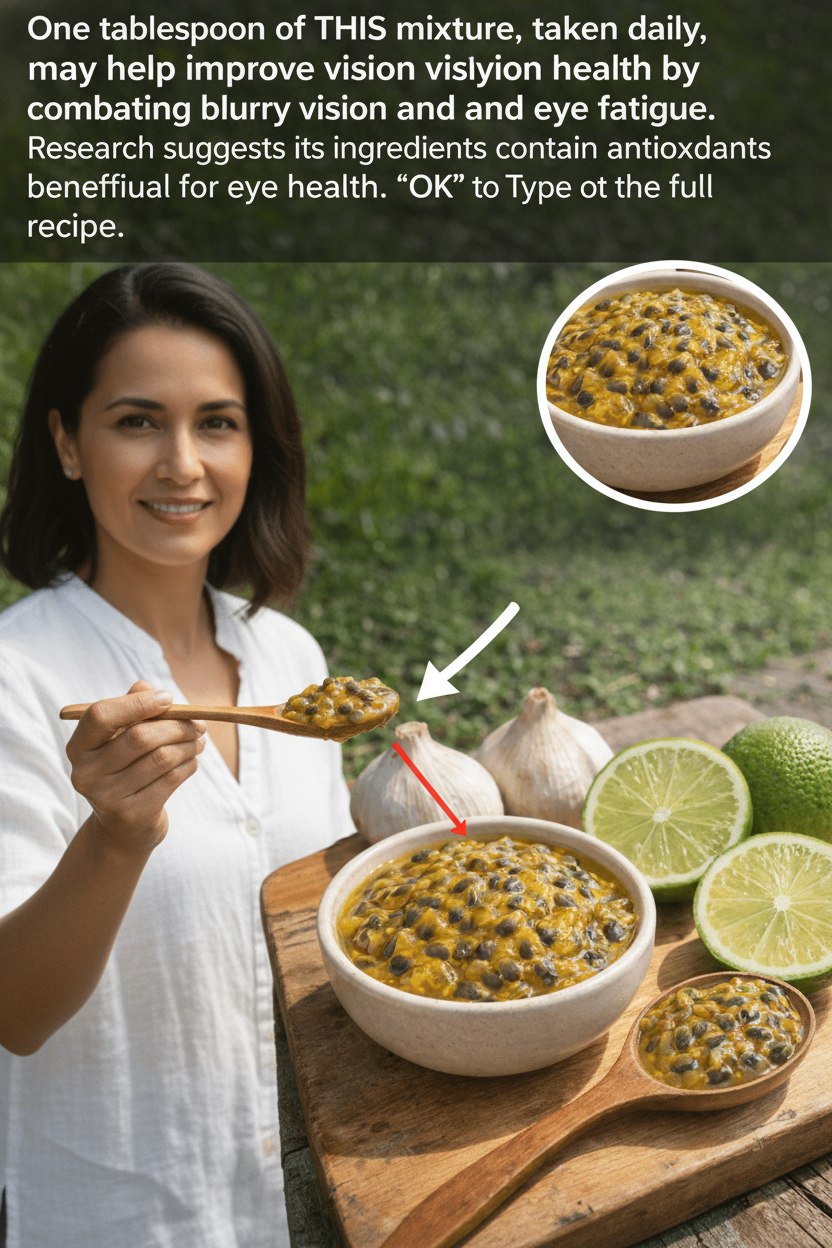 Tired Eyes? This Passion Fruit, Garlic, & Lime Power-Up Is Your Kitchen Secret for Sharp Vision!