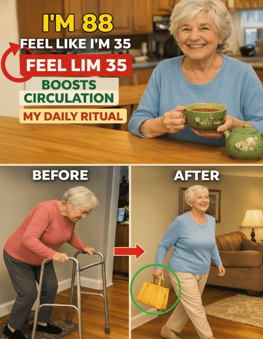 Over 60 and Your Legs Are Giving Up? These 3 Simple Teas Are Your Secret Weapon for Kicking Back!