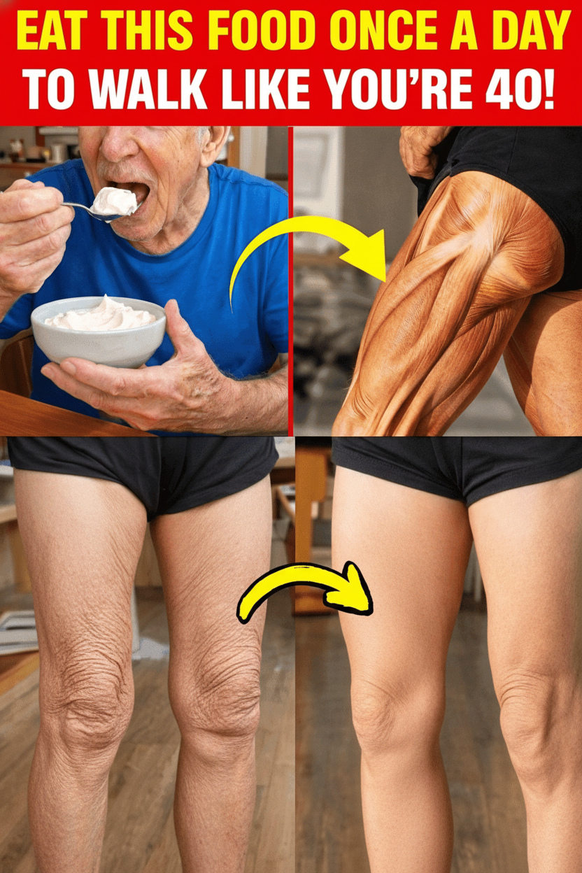 Hit 70? These 7 Daily Foods Will Supercharge Your Muscles & Get You Walking Strong!