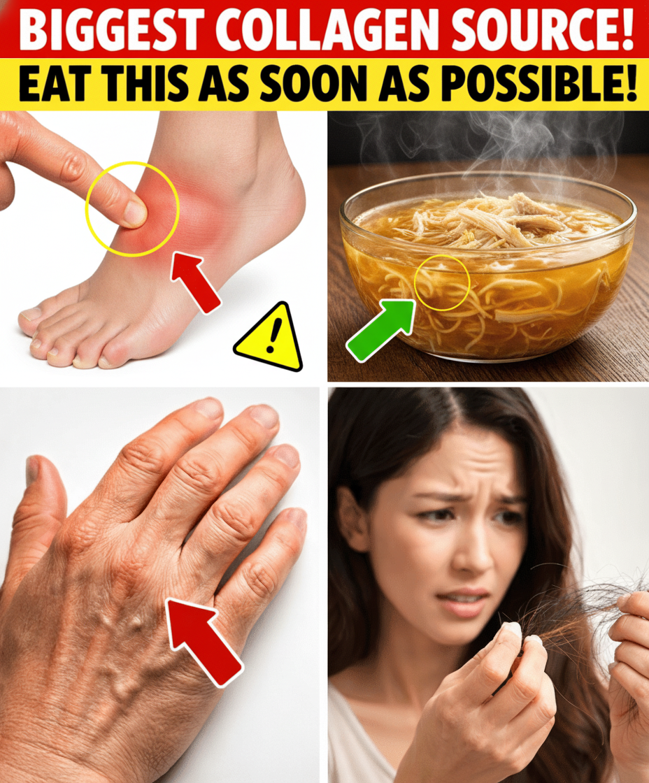 KICK SWELLING & JOINT PAIN TO THE CURB! 8 COLLAGEN POWER-FOODS YOU NEED NOW | Senior Health Hacks