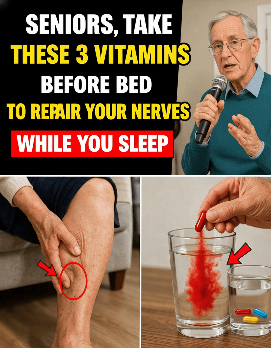 Tired of Wobbling? These 3 Bedtime Vitamins Are Giving Seniors Rock-Solid Legs OVERNIGHT (Seriously, Even If You've Given Up!)