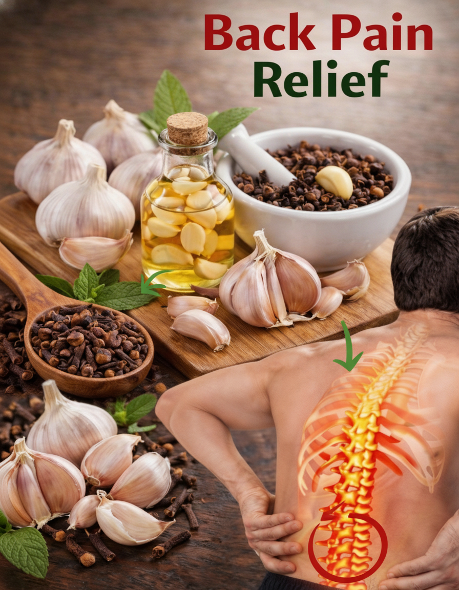 Tired of Back Pain Kicking Your Butt? Unleash the Clove & Garlic Home Remedy for Real Relief!