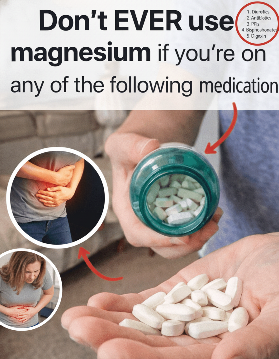 LISTEN UP! If You're On These Meds, DO NOT Touch Magnesium – Your Health Depends On It!