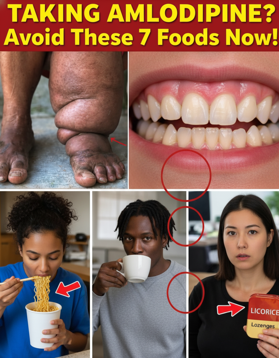 Is Your Plate Sabotaging Your Amlodipine? 7 Foods Making Your Side Effects AWFUL!