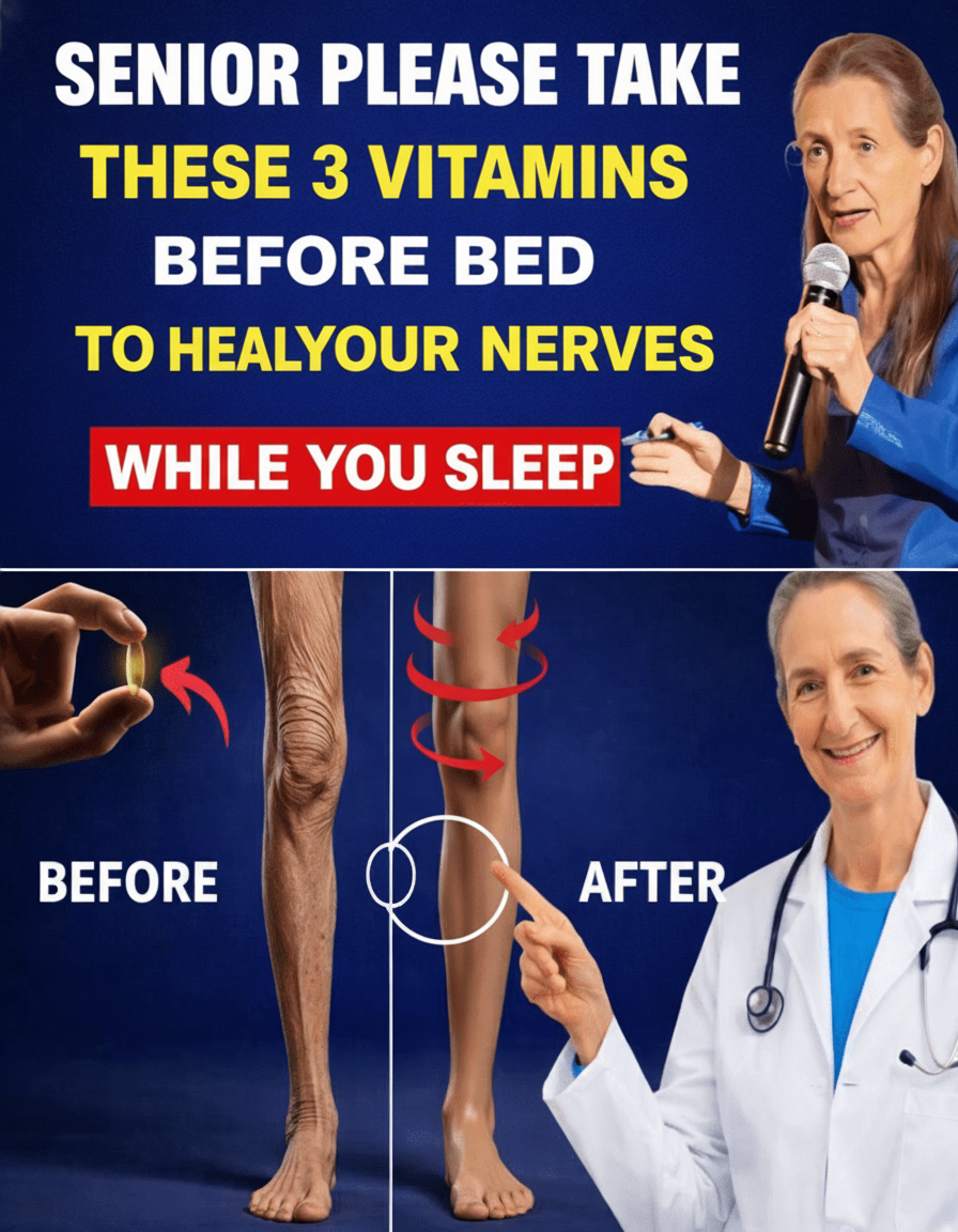 Legs Feeling Shaky? Get Your Power Back! 3 Must-Have Vitamins for Stronger Legs (Seniors Over 60)