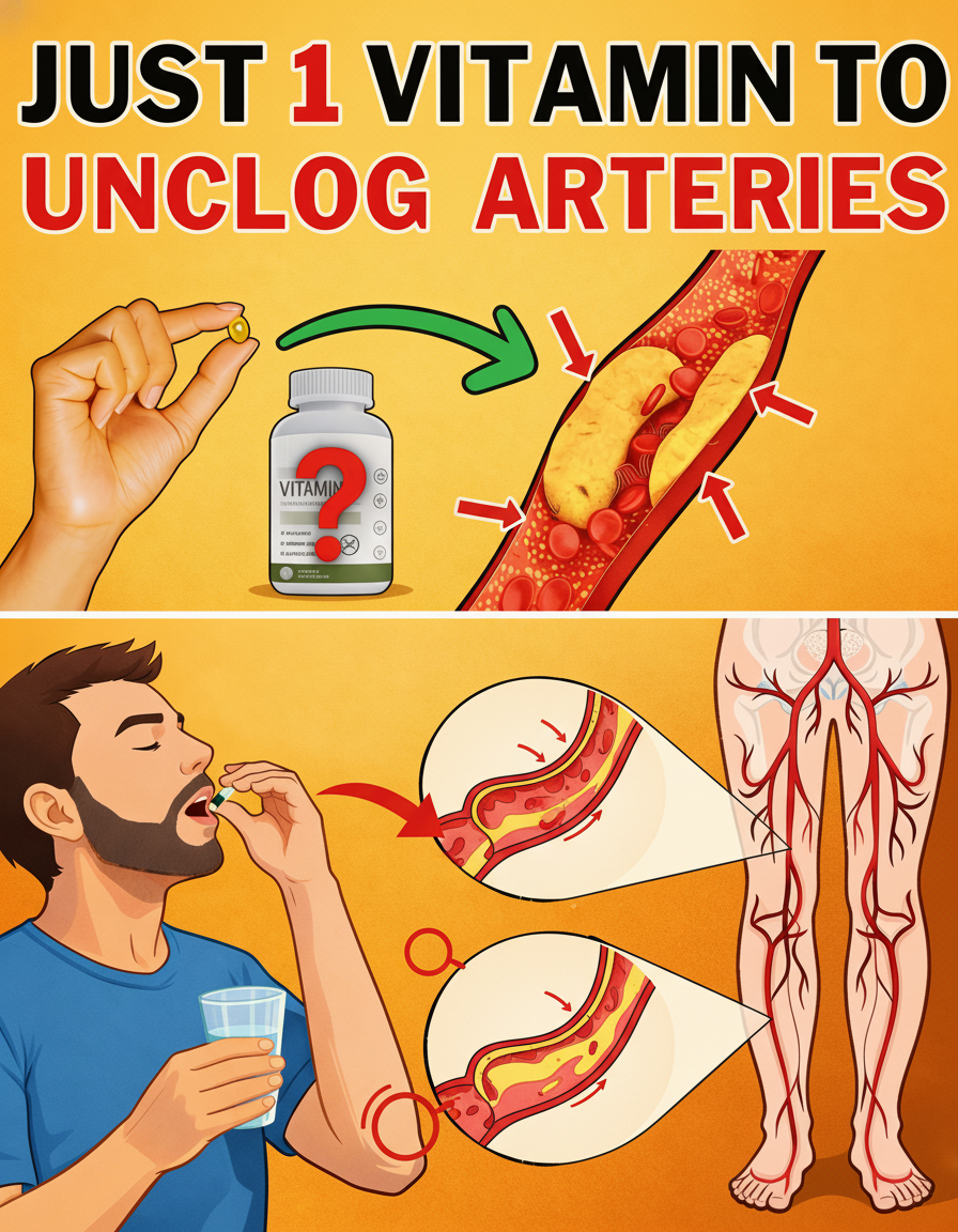 Over 50? Don't Let Your Arteries Turn to Rust! These 7 Vitamins Will Get Your Blood Pumping!