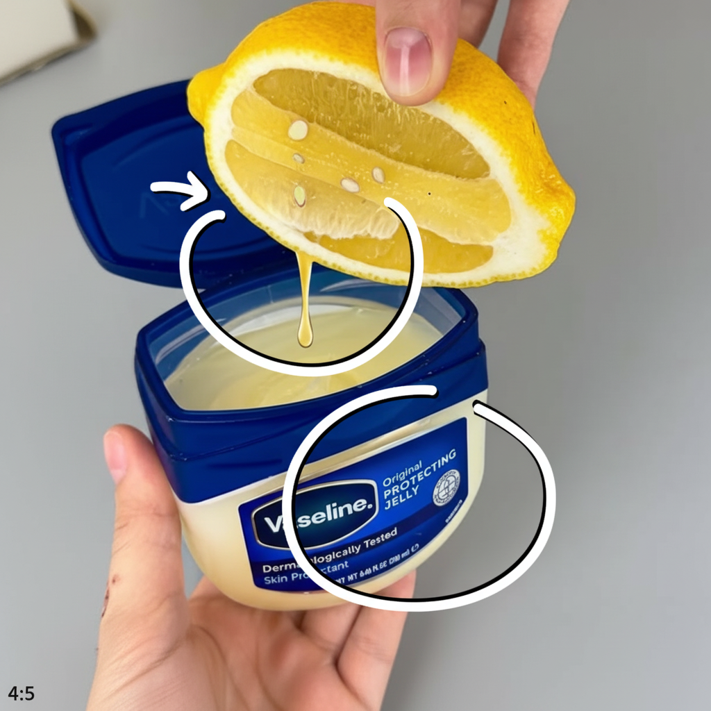 THE ULTIMATE SKIN HACK: Vaseline & Lemon – Your Secret Weapon for Bright, Smooth Skin!
