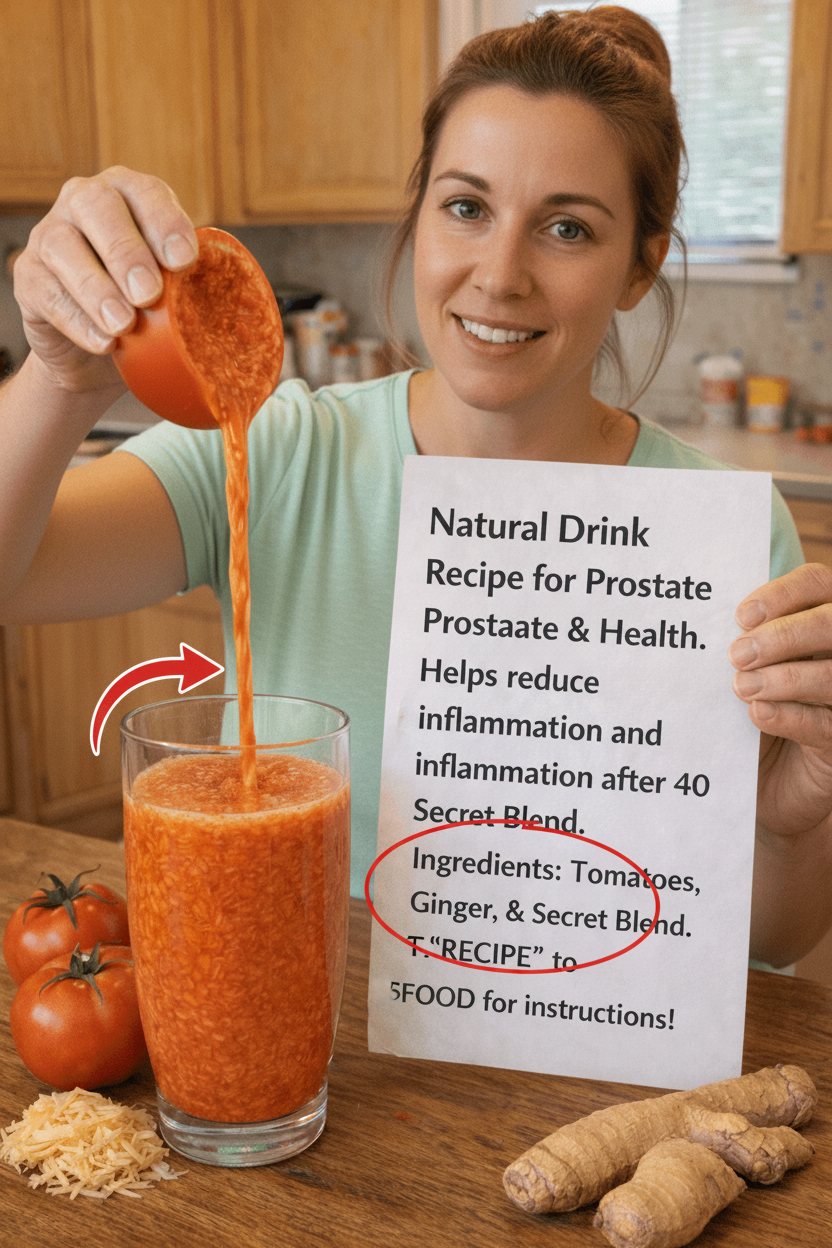 Men Over 40: Unlock Your Prostate Power! This Easy Tomato & Turmeric Drink is Your Game Changer.