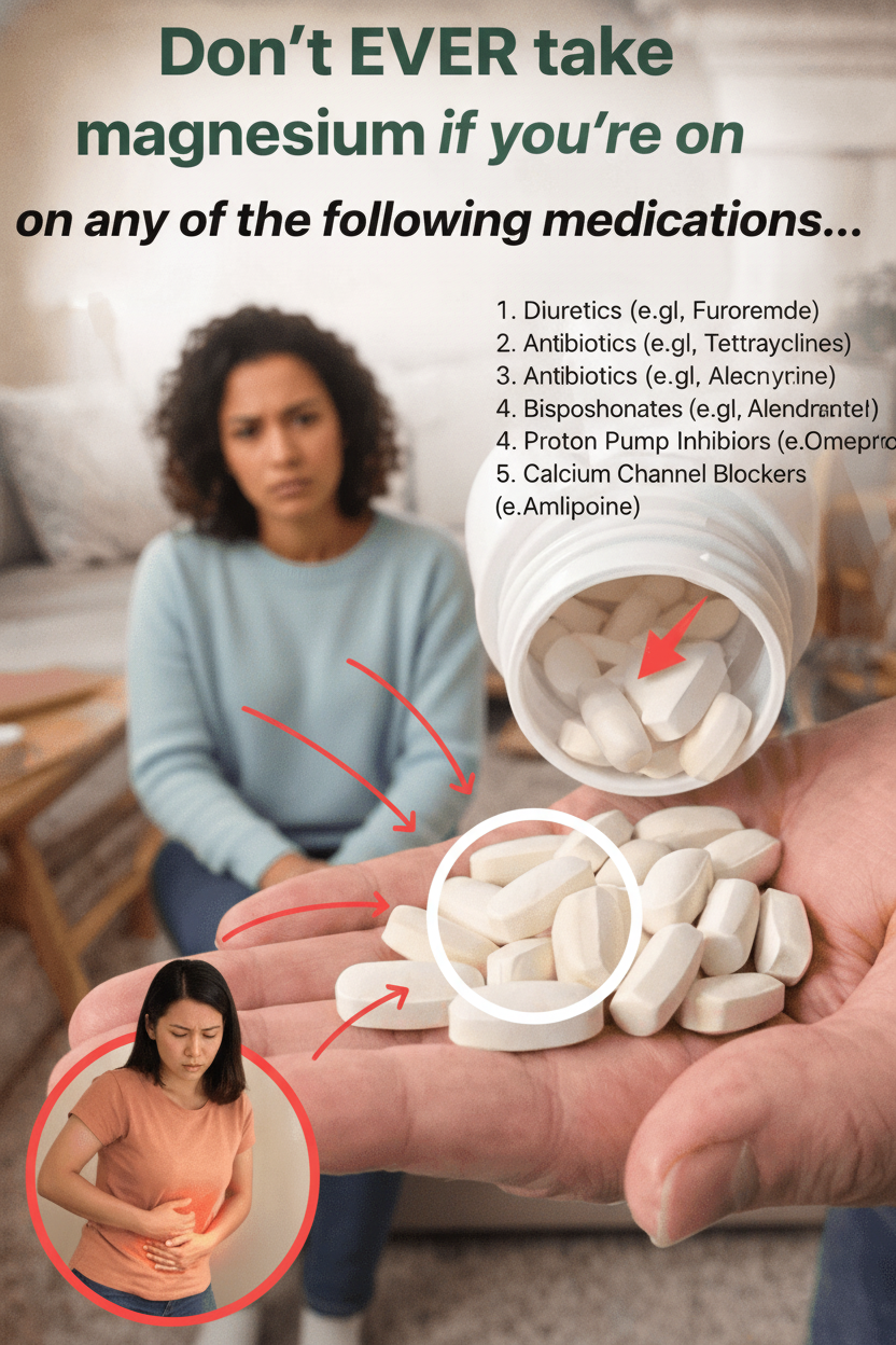 MAGNESIUM & YOUR MEDS: The No-BS Guide to Avoiding Drug Interactions That Could Sabotage Your Health