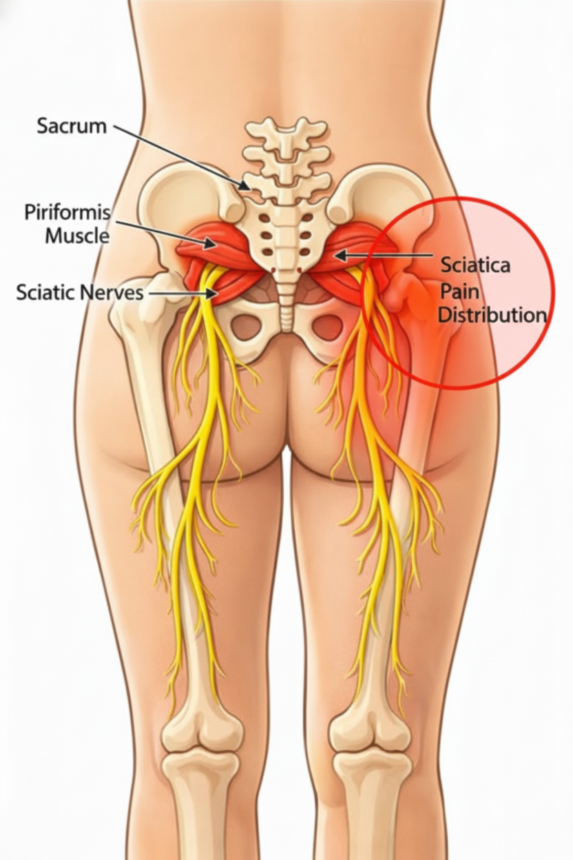 Sciatica Got You Sidelined? Kick That Nerve Pain to the Curb with These At-Home Moves, STAT!