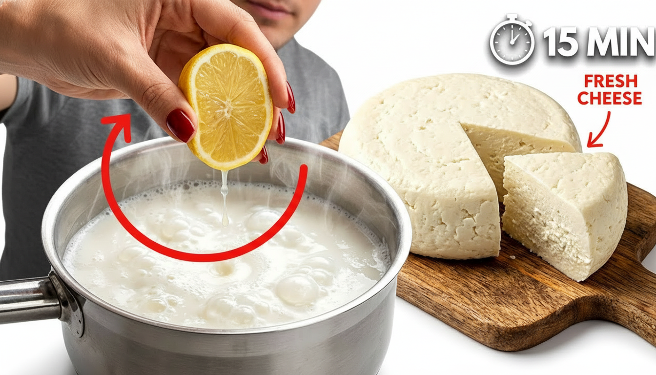 DITCH THE FAKE STUFF: Make Real Cheese in 10 Minutes with THIS Lemon Hack!