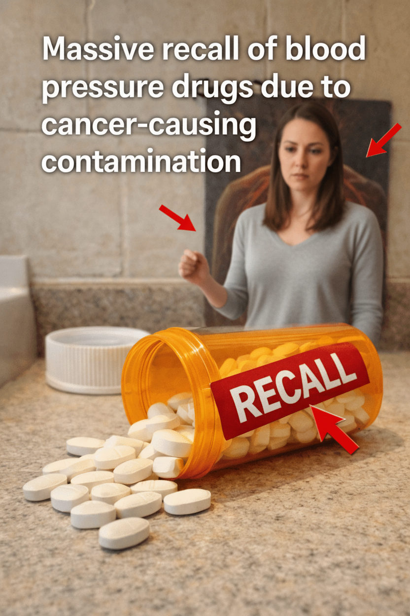 MASSIVE RECALL ALERT! Your Blood Pressure Pills Might Be Tainted – Don't Panic, But Read This NOW!