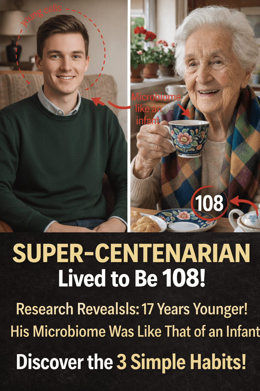 Unlock the Secret: This 117-Year-Old's Cells Were 17 Years Younger – Her 3 Simple Habits Revealed!