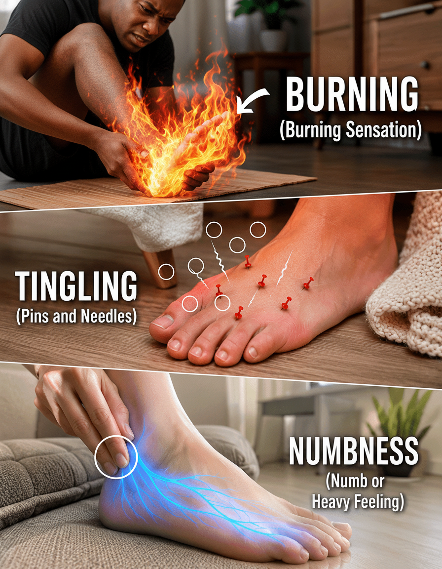 Listen Up! 9 Foot Symptoms Like Burning, Tingling, and Numbness You Absolutely CANNOT Afford to Ignore