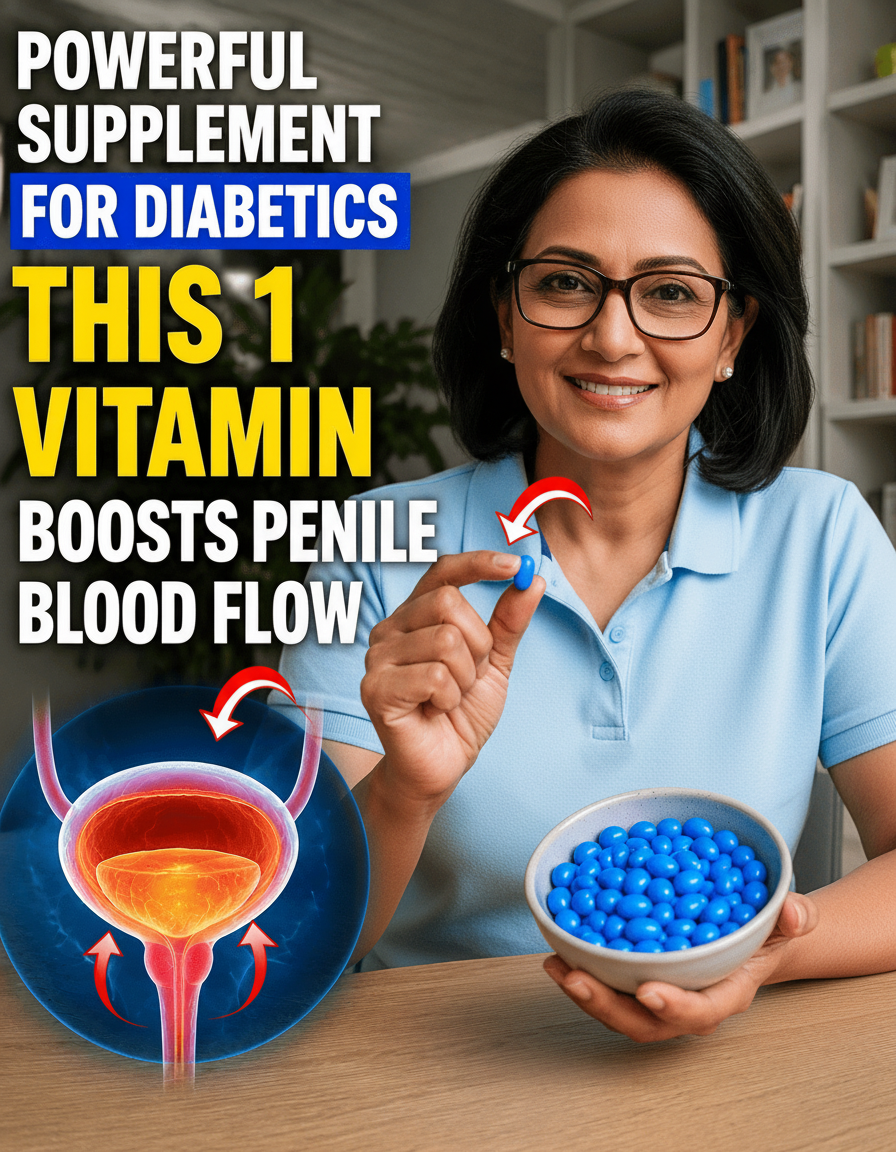 Diabetes Got Your Blood Flow Sluggish? These 3 Vitamins Could Fire Up Your Circulation & Intimacy!