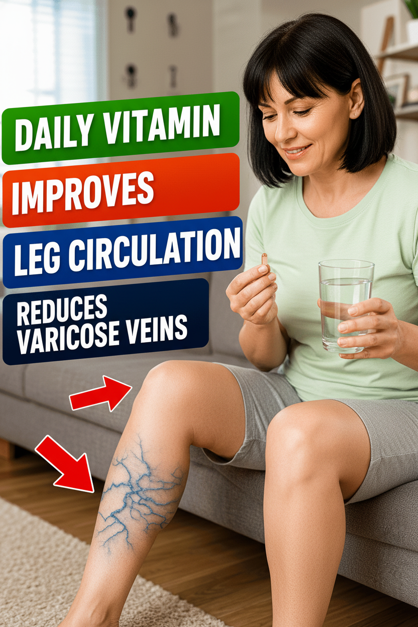 Sick of Heavy Legs? Uncover the Vitamin That Kicks Blood Flow Into High Gear as You Age!
