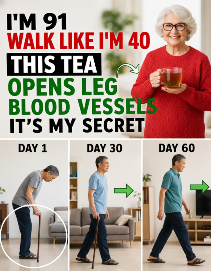 Over 60 and Feeling Flimsy? Power Up! These 3 Teas Will Rebuild Your Muscles and Get You Walking Strong Again!
