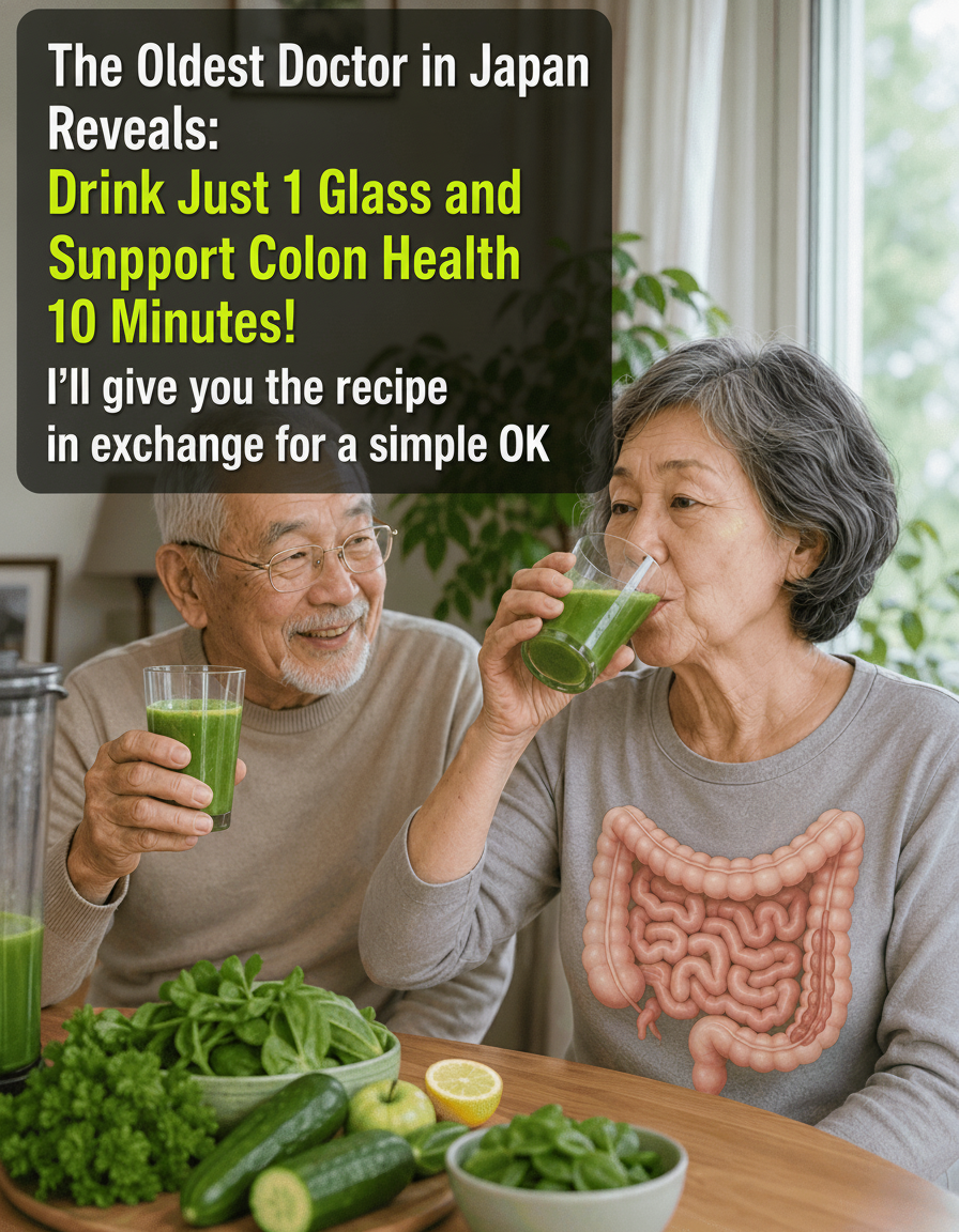 JAPAN'S OLDEST DOC SPILLS THE TEA: ONE GLASS, 10 MINUTES – AND YOUR COLON IS BLASTED CLEAN!