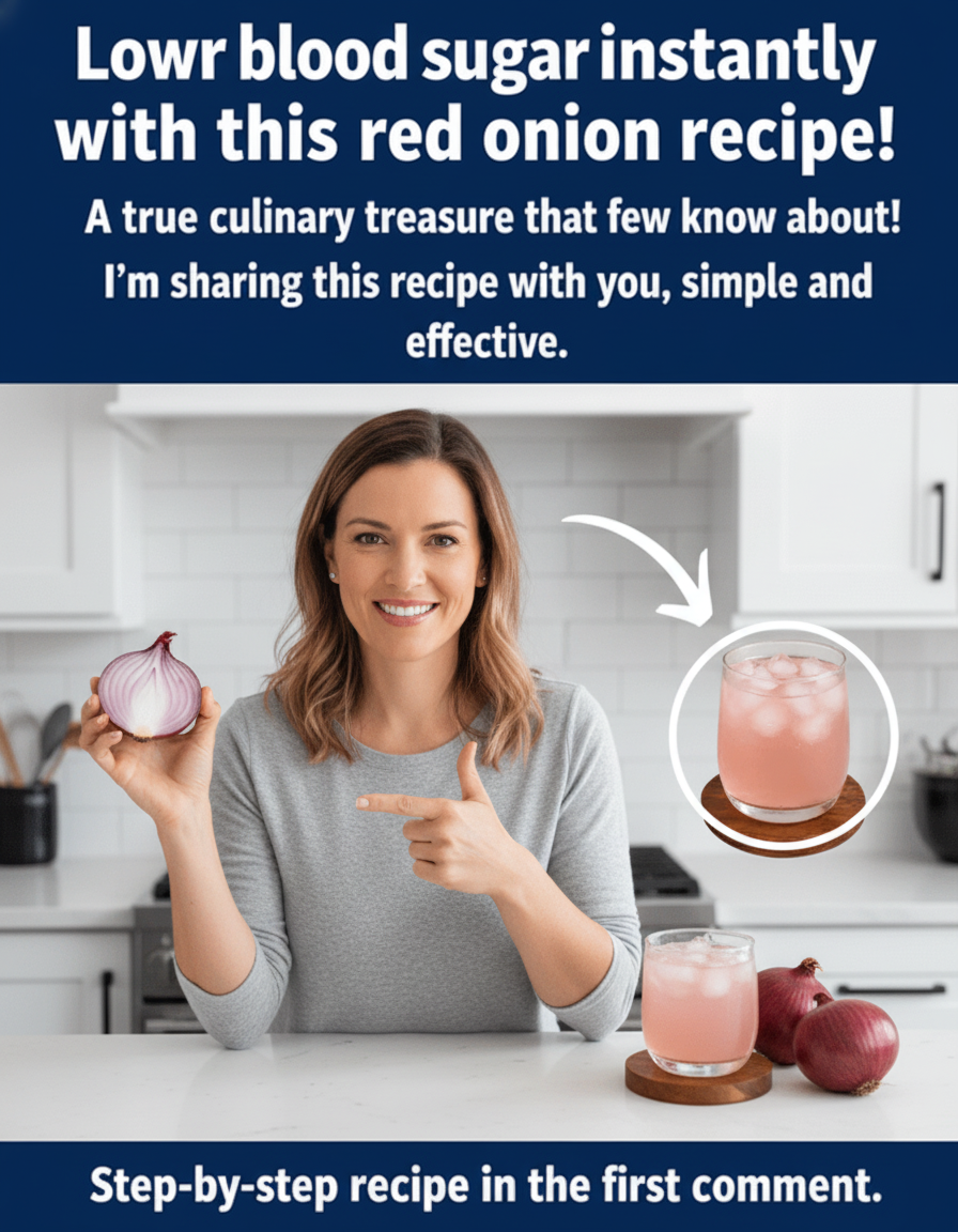 Why Are So Many People Over 50 Ditching the Drama and SLAMMING Red Onion into Their Daily Meals for Blood Sugar Support?