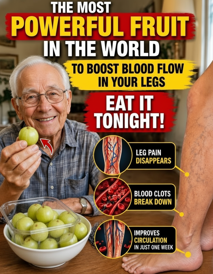 Tired Legs? This Powerhouse Fruit Is Your Secret Weapon for Better Circulation, Especially If You're 50+